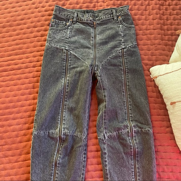 COPIED LISTING - Vetements x Levi’s Full zip High Rise Jeans Small - Picture 6 of 13